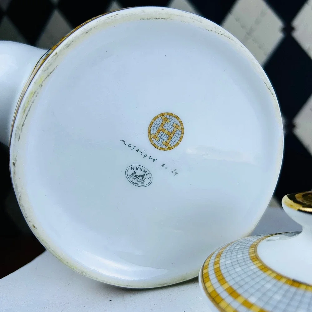 Hermès Mosaique au 24 Porcelain Teapot - Picture 6 of 6
